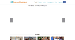 Desktop Screenshot of kerecsendimalompark.hu